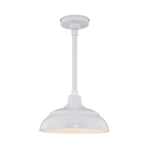 Millennium Lighting R Series 1 Light Warehouse Shade White 8.25 Rwhs14-wh - All