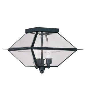 Livex Lighting Westover Outdoor/Indoor Ceiling Mount in Black 2185-04 - All