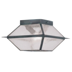Livex Lighting Mansfield Outdoor/Indoor Ceiling Mount in Charcoal 2175-61 - All