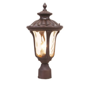 Livex Lighting Oxford Outdoor Post Head in Imperial Bronze 7655-58 - All