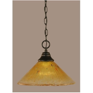 Toltec Lighting Chain Hung Pendant Gold Champagne Crystal Glass 10-Mb-774 - All