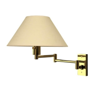 Wpt Design Imago Pared Swing Arm Sconce Polished Brass ImagoPared-BR - All