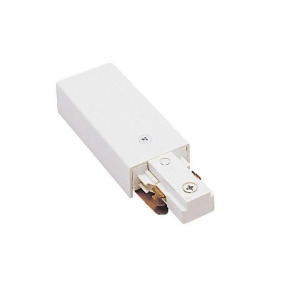 Wac Lighting J Track 2-Circuit Live End Connector White J2-le-wt - All