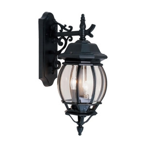 Livex Lighting Frontenac Outdoor Wall Lantern in Black 7707-04 - All
