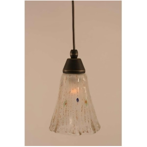 Toltec Lighting Cord Mini Pendant 5.5' Frosted Crystal Glass 22-Dg-721 - All