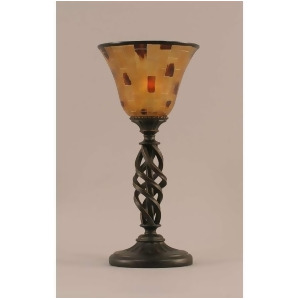 Toltec Lighting Elegante Table Lamp Dark Granite 7' Penshell Resin 61-Dg-705 - All