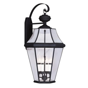 Livex Lighting Georgetown Outdoor Wall Lantern in Black 2366-04 - All