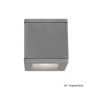 Wac Lighting Rubix Energy Star Led Up/Down Wall Light Graphite Ws-w2505-gh - All