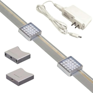 Jesco Lighting Group Orionis 2Ft Square Led Track Kit Silver Kit-sd131-tr2-a - All