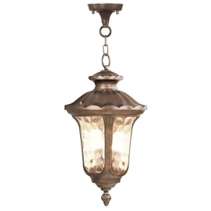 Livex Lighting Oxford Outdoor Chain Hang in Moroccan Gold 7665-50 - All