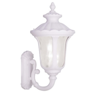 Livex Lighting Oxford Outdoor Wall Lantern in White 7856-03 - All
