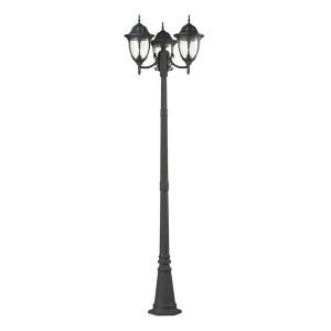 Elk Lighting Central Square Collection 3 Light Outdoor Post Light 45089-3 - All