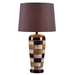 Kenroy Home Torino Table Lamp Ceramic Squares 32273Cer - All