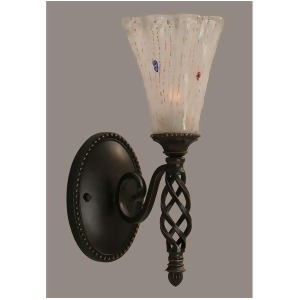 Toltec Lighting Elegante Wall Sconce 5.5' Frosted Crystal Glass 161-Dg-721 - All