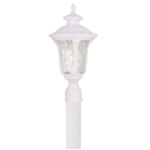 Livex Lighting Oxford Outdoor Post Head in White 7855-03 - All