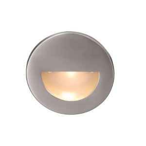 Wac Lighting LEDme Round Step and Wall Light Brushed Nickel Wl-led300-c-bn - All