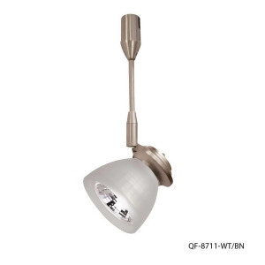 Wac Wales Solorail Quick Connect Fixture Brushed Nickel Qf-8711-wt-bn - All