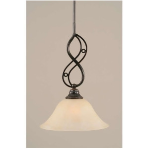 Toltec Lighting Jazz Mini Pendant 10' Amber Marble Glass 232-Bc-513 - All