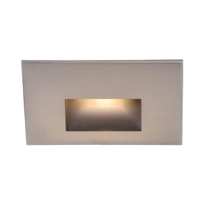 Wac Lighting 120V Rectangular Scoop Step And Wall Light Wl-led100-am-ss - All