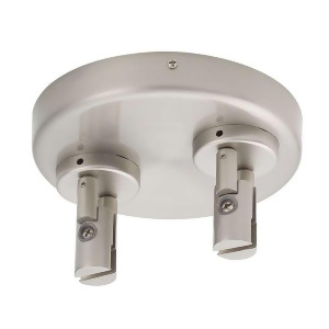 Wac Lighting Lv Monorailcls To Ceiling Power Feed Dual Lm-dcpc-bn - All