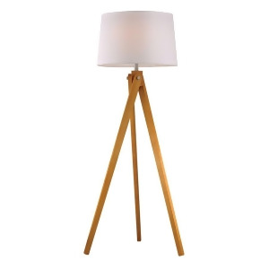 Dimond Lighting Wooden Tripod Floor Lamp in Natural Wood Tone D2469 - All