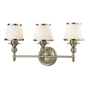 Elk Lighting Smithfield Collection 3 Light Bath in Brushed Nickel 11602-3 - All