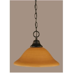 Toltec Lighting 'Chain Hung Pendant 12' Cayenne Linen Glass' 10-Mb-624 - All