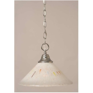 Toltec Lighting Chain Hung Pendant 12' Frosted Crystal Glass 10-Ch-701 - All