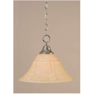 Toltec Lighting Chain Hung Pendant 14' Italian Marble Glass 10-Ch-53318 - All
