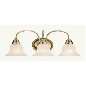 Livex Lighting Edgemont Bath Light in Antique Brass 1533-01 - All