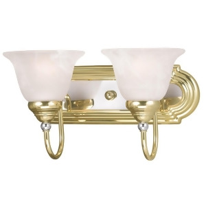 Livex Lighting Belmont Bath Light in Polished Brass Chrome 1002-25 - All
