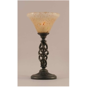 Toltec Lighting Elegante Table Lamp 7' Amber Crystal Glass 61-Dg-750 - All