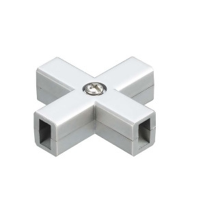 Wac Lighting Lv Monorailx Connector Brushed Nickel Lm-xdec-bn - All