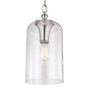 Feiss 1-Light Hounslow Pendant Brushed Steel P1309bs - All