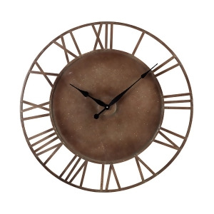 Sterling Ind. Metal Roman Numeral Outdoor Wall Clock Parity Bronze 128-1002 - All