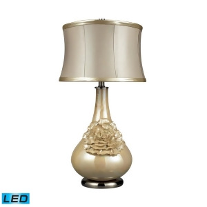 Dimond Lighting Eleanor Led Table Lamp in Pearlescent Cream D2115-led - All