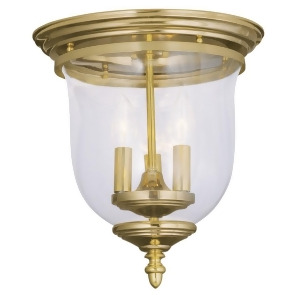 Livex Lighting Legacy Ceiling Mount in Polished Brass 5021-02 - All