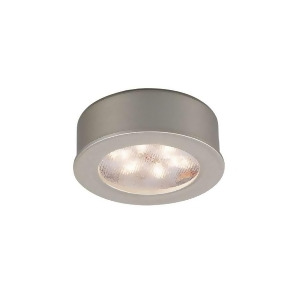 Wac Round Led Button Light 2700K Warm White Brushed Nickel Hr-led87-bn - All
