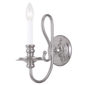 Livex Lighting Caldwell Wall Sconce in Polished Nickel 5161-35 - All