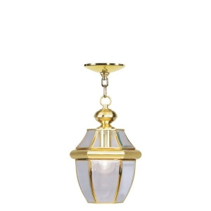 Livex Lighting Monterey Outdoor Chain Hang in Polished Brass 2152-02 - All