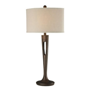 Dimond Lighting Martcliff Resin Oval Table Lamp in Burnished Bronze D2426 - All