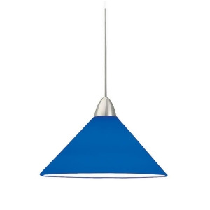 Wac Jill Led Blue Pendant Brushed Nickel Cnpy Brushed Nickel Mp-led512-bl-bn - All