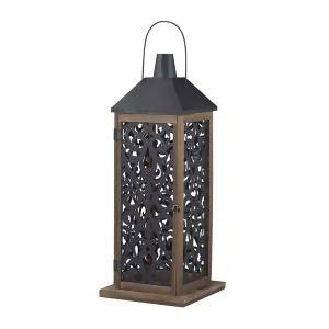 Sterling Industries Darfield-Large Lantern with Filigree Paneling 137-004 - All