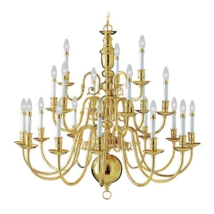 Livex Lighting Beacon Hill Chandelier in Polished Brass 5321-02 - All