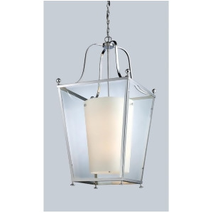 Z-lite Ashbury 6 Lt Pendant Chrome Clear Beveled Out/Matte Opal In 178-6 - All