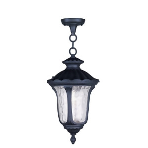 Livex Lighting Oxford Outdoor Chain Hang in Black 7854-04 - All