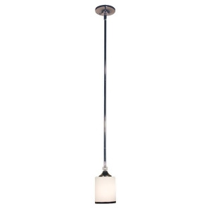 Z-lite Cosmopolitan 1 Light Mini Pendant Chrome Matte Opal 307Mp-ch - All