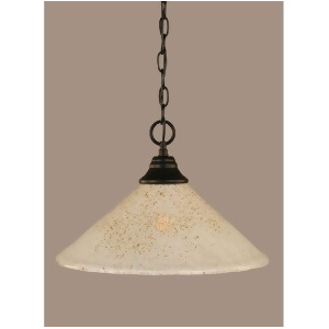 Toltec Lighting 'Chain Hung Pendant 12' Gold Ice Glass' 10-Mb-702 - All