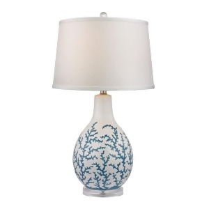 Dimond Lighting Sixpenny Table Lamp in Pale Blue with White D2478 - All