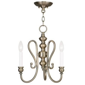Livex Lighting Caldwell Convertible Mini Chandelier/Ceiling Mount 5163-01 - All